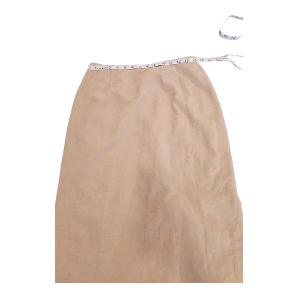 Le Suit Size 8 Beige Pencil Skirt - Picture 5 of 6